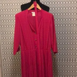 Vintage Fuchsia pink dress - New with tag